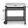 Feasto 734401B Black Steel Grill cart