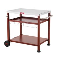 Feasto 734402C Grill Table Coffee Steel Grill cart
