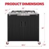 Feasto AP-KT2435E Outdoor Kitchen Gas Stove+Cover Steel Grill cart