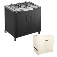 Feasto AP-KT2435E Outdoor Kitchen Gas Stove+Cover Steel Grill cart