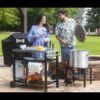 Feasto B2BAP50-734401B Grill Cart Black+Cover Steel Grill cart