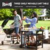 Feasto B2BAP50-845001L Grill Cart Stainless Steel+Cover Steel Grill cart