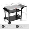 Feasto B2BAP50-845001L Grill Cart Stainless Steel+Cover Steel Grill cart