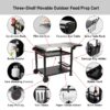 Feasto B2BAP50-845001L Grill Cart Stainless Steel+Cover Steel Grill cart