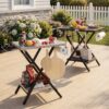 Feasto B2BFD2430S Grill Table Stainless Steel Steel Folding Pizza oven table