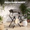 Feasto B2BFD2430S Grill Table Stainless Steel Steel Folding Pizza oven table