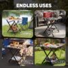 Feasto B2BFD2430S Grill Table Stainless Steel Steel Folding Pizza oven table