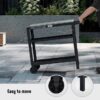Feasto B2BST3201B Stainless Steel Steel Grill cart