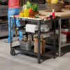 Feasto B2BST3201B Stainless Steel Steel Grill cart