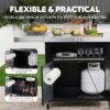 Feasto WT2433 Outdoor Kitchen Black Steel Folding Grill cart