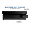 Flame King YSNFM-HT-120DB TableTop Cast Iron Grill Griddle Outdoor Cooking 2 -Burner Liquid propane Flat Top Grill