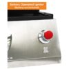 Flame King YSNFM-HT-120DB TableTop Cast Iron Grill Griddle Outdoor Cooking 2 -Burner Liquid propane Flat Top Grill