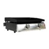 Flame King YSNFM-HT-120DB TableTop Cast Iron Grill Griddle Outdoor Cooking 2 -Burner Liquid propane Flat Top Grill