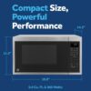 GE Countertop Microwave Oven, Compact 0.9 Cubic Ft., 900-watt Capacity, 7 Auto Cooking Settings, Child-Lock Technology, Kitchen Essentials for The Countertop, Dorm Room or Apartment, Stainless Steel GE Countertop Microwave Oven, Compact 0.9 Cubic Ft., 900-watt Capacity, 7 Auto Cooking Settings, Child-Lock Technology, Kitchen Essentials for The Countertop, Dorm Room or Apartment, Stainless Steel