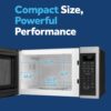 GE Countertop Microwave Oven, Compact 0.9 Cubic Ft., 900-watt Capacity, 7 Auto Cooking Settings, Child-Lock Technology, Kitchen Essentials for The Countertop, Dorm Room or Apartment, Stainless Steel GE Countertop Microwave Oven, Compact 0.9 Cubic Ft., 900-watt Capacity, 7 Auto Cooking Settings, Child-Lock Technology, Kitchen Essentials for The Countertop, Dorm Room or Apartment, Stainless Steel