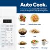 GE GCST14S1WBB 1.4 Cu. Ft. Black Countertop Microwave