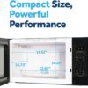 GE GCST16S1WBB Microwave Oven, 1,150-watt 8 Auto Cooking Settings, Child-Lock Technology, Kitchen Essentials for The Countertop, Dorm Room or Apartment, 1.6 Cu. Ft, Black GE GCST16S1WBB Microwave Oven, 1,150-watt 8 Auto Cooking Settings, Child-Lock Technology, Kitchen Essentials for The Countertop, Dorm Room or Apartment, 1.6 Cu. Ft, Black