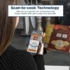 GE Smart Countertop Microwave Oven, Scan-to-Cook Technology and Wifi-Connectivity, 0.9 Cubic Feet Capacity, 900 Watts, Child-Lock Technology, Smart Home & Kitchen Essentials, Stainless Steel GE Smart Countertop Microwave Oven, Scan-to-Cook Technology and Wifi-Connectivity, 0.9 Cubic Feet Capacity, 900 Watts, Child-Lock Technology, Smart Home & Kitchen Essentials, Stainless Steel
