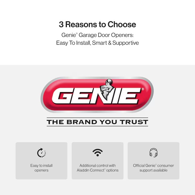 Genie 3 4 HPc Revolution Belt drive Garage Door Opener0_11zon Genie 3042-TKH 3/4 HPc Revolution Belt drive Garage Door Opener