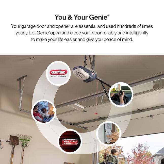 Genie 3 4 HPc Revolution Belt drive Garage Door Opener1_11zon Genie 3042-TKH 3/4 HPc Revolution Belt drive Garage Door Opener