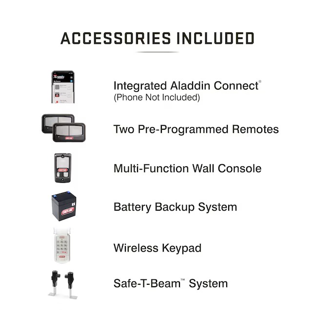 Genie 3155-TKVE 3 4 HPc Ultra-Quiet Smart Garage Door Opener Smart Compatible Belt drive Garage Door Opener Wi-Fi Compatibility8_11zon Genie 3155-TKVE 3/4 HPc Ultra-Quiet Smart Garage Door Opener Smart Compatible Belt drive Garage Door Opener Wi-Fi Compatibility