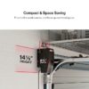 Genie 6172H-BEV Wall Mount Smart Compatible Direct drive Garage Door Opener Wi-Fi Compatibility and Battery Back-Up LED Light