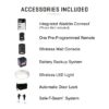 Genie 6172H-BEV Wall Mount Smart Compatible Direct drive Garage Door Opener Wi-Fi Compatibility and Battery Back-Up LED Light