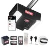 Genie E7155L-TKV 1-1/4 HPc Industrial Design Smart Compatible Belt drive Garage Door Opener Wi-Fi Compatibility and Battery Back-Up LED Light
