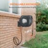 Giraffe Tools WWE10012US-DG Plastic 100-ft Wall-mount Hose Reel