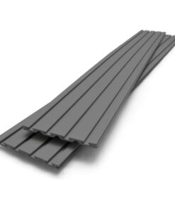 Gladiator GAWP8S2PLM GearWall 2 -Piece 96-in Smoke Composite Multipurpose Wall panel