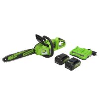 Greenworks CS48L4410 24-volt 14-in Battery 4 Ah Chainsaw Battery Included Charger Included
