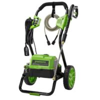 Greenworks GPW2000-1RB 2000-PSI 1.1-GPM Cold Water Electric Pressure washer with 3 Spray Tips