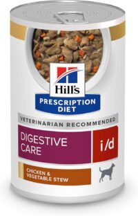 Hill's Prescription Diet i/d Digestive Care Chicken & Vegetable Stew Canned Dog Food, 12.5 oz., Case of 12