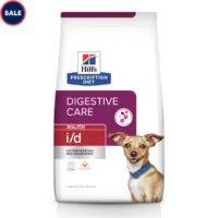 Hill's Prescription Diet i/d Digestive Care Small Bites Chicken Flavor Dry Adult & Puppy Dog Food, 7 lbs.