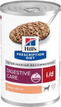 Hill's Prescription Diet i/d Digestive Care with Turkey Canned Dog Food, 13 oz., Case of 12