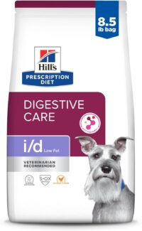 Hill's Prescription Diet i/d Low Fat Digestive Care Chicken Flavor Dry Dog Food, 8.5 lbs.