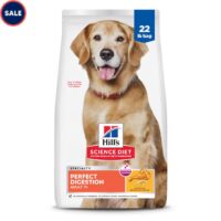 Hill's Science Diet Adult 7+ Perfect Digestion Chicken, Whole Oats & Brown Rice Recipe Dry Dog Food, 22 lbs.
