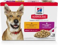 Hill's Science Diet Adult Chicken and Beef Canned Dog Food Variety Pack, 13 oz., Pack of 12