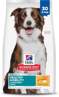 Hill's Science Diet Adult Healthy Mobility Chicken Meal, Brown Rice & Barley Recipe Large Breed Dry Dog Food, 30 lbs.