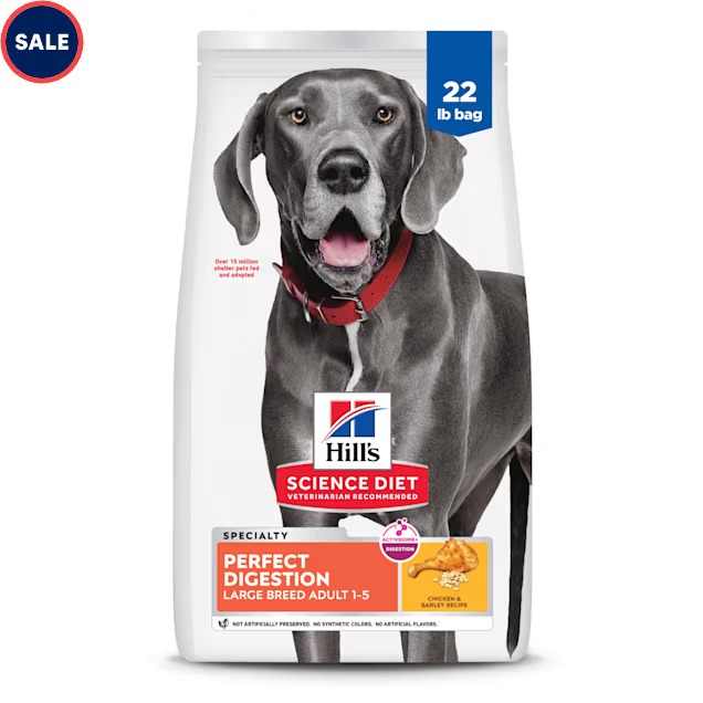Hill's Science Diet Adult Perfect Digestion Chicken Large Breed Dry Dog Food, 22 lbs._11zon Hill's Science Diet Adult Perfect Digestion Chicken Large Breed Dry Dog Food, 22 lbs.