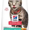 Hill's Science Diet Adult Perfect Weight Chicken Recipe Dry Cat Food, 15 lbs.