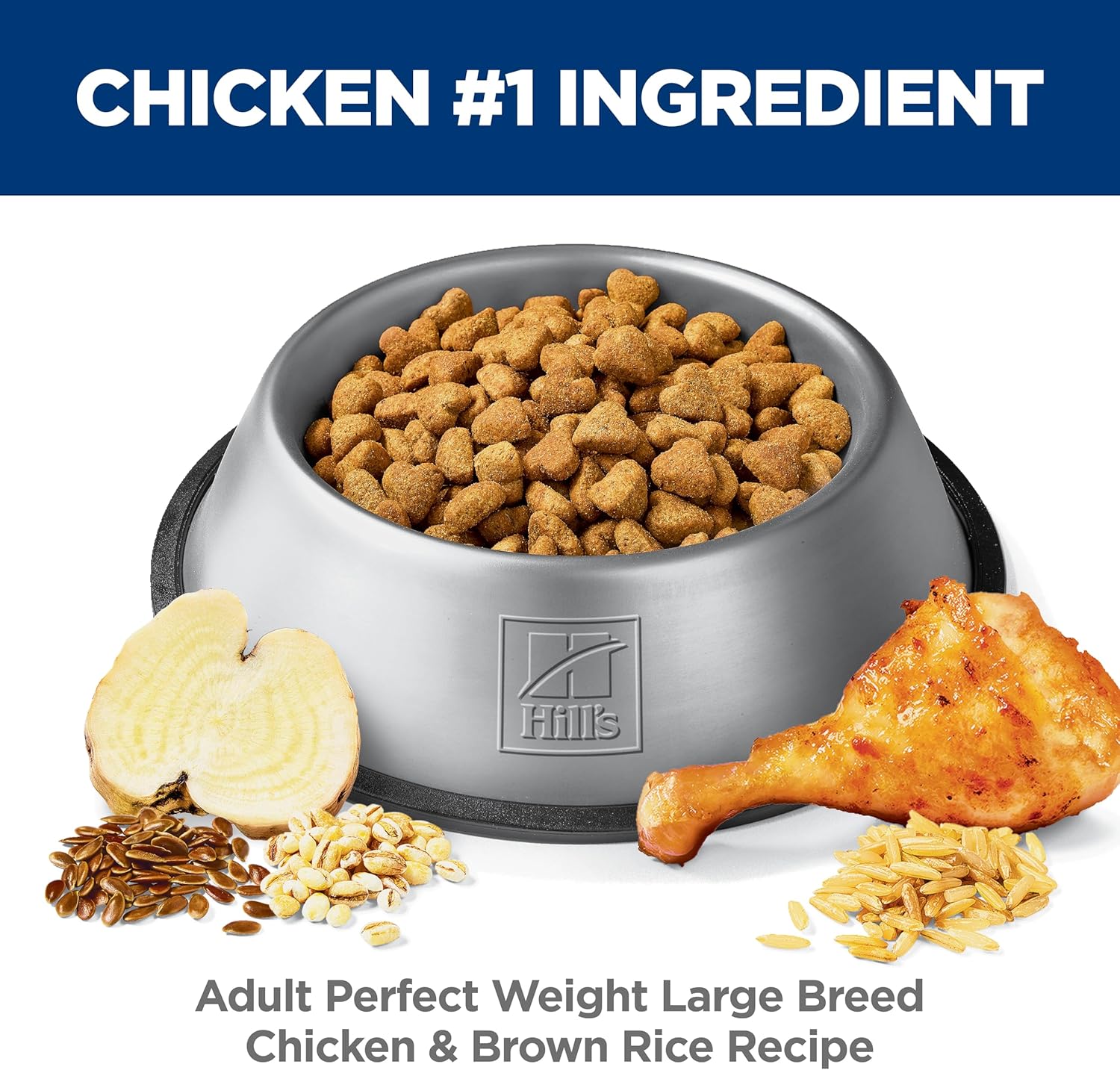 Hill's Science Diet Adult Perfect Weight Chicken Recipe Large Breed Dry Dog Food, 25 lbs.45 Hill's Science Diet Adult Perfect Weight Chicken Recipe Large Breed Dry Dog Food, 25 lbs.