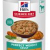Hill's Science Diet Adult Perfect Weight Hearty Vegetable & Chicken Stew Canned Dog Food, 12.5 oz., Case of 12