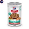 Hill's Science Diet Adult Perfect Weight Hearty Vegetables & Salmon Stew Canned Dog Food, 12.5 oz., Case of 12