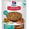 Hill's Science Diet Adult Perfect Weight & Joint Support Hearty Vegetables and Tuna Stew Canned Dog Food, 12.5 oz., Case of 12