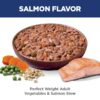 Hill's Science Diet Adult Perfect Weight Vegetables & Salmon Stew Wet Dog Food, 2.8 oz.
