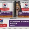 Hill's Science Diet Adult Sensitive Stomach & Sensitive Skin Chicken & Vegetable Entree Canned Dog Food, 12.8 oz, Case of 12