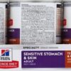 Hill's Science Diet Adult Sensitive Stomach & Sensitive Skin Tender Turkey & Rice Stew Canned Wet Dog Food, 12.5 oz., Case of 12