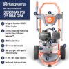 Husqvarna 022013 Control Touch 3200-PSI 2.5-GPM Cold Water Gas Pressure washer with 4 Spray Tips Husqvarna 022013 Control Touch 3200-PSI 2.5-GPM Cold Water Gas Pressure washer with 4 Spray Tips