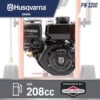 Husqvarna 022013 Control Touch 3200-PSI 2.5-GPM Cold Water Gas Pressure washer with 4 Spray Tips Husqvarna 022013 Control Touch 3200-PSI 2.5-GPM Cold Water Gas Pressure washer with 4 Spray Tips